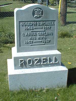 [Joseph C Rozell and S Anna Girling]